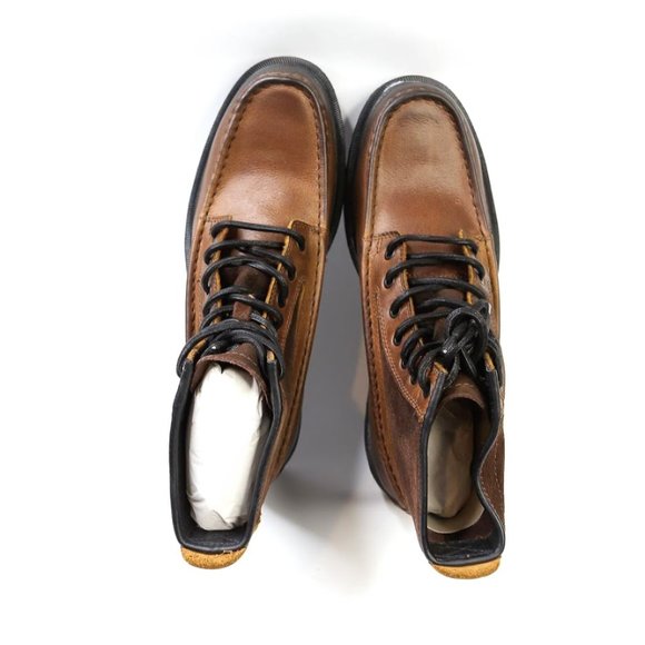 FRYE Mens Montana Moc Brown Leather Boots NEW wBox - Picture 6 of 8